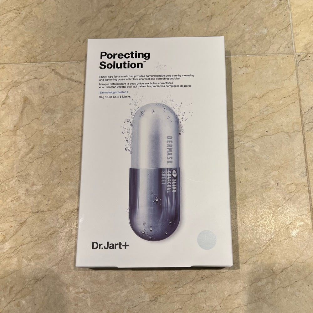 NIB Dr. Jart // porecting solution mask pack of 5